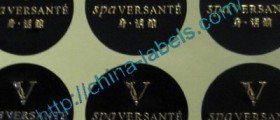 Gold Stamping Labels Hot Foil Stamping and Embossing