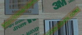 Metal Asset Barcodes Tags