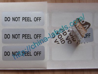 Warranty VOID Labels - DO NOT PEEL OFF